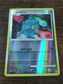 Bronzor 74/123 Mysterious Treasures Pokemon Reverse Holo Card MINT - Image 1