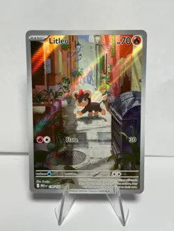Pokemon Mega Evolution Litleo 139/132 Illustration Rare - Image 1