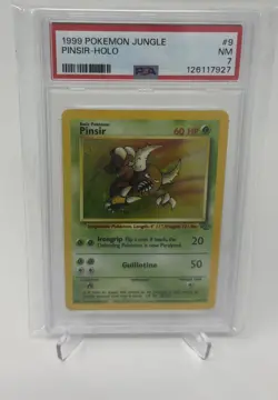 1999 POKEMON JUNGLE #9 PINSIR-HOLO PSA 7 Near Mint - Image 1