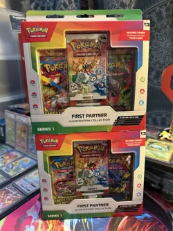 Pokemon TCG First Partner Illustration Collection Series 1 Factory Sealed Lot 2x - Image 1