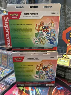 Pokemon TCG First Partner Illustration Collection Series 1 Factory Sealed Lot 2x - Image 2