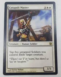 Catapult Master 18/79 Duel Decks: Elspeth vs. Tezzeret MTG Light Play LP - Image 2