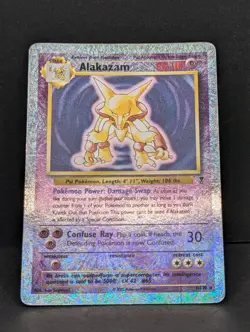 Alakazam 1/110 Legendary Collection Reverse Holo Rare Pokemon TCG Nintendo HP+ - Image 3
