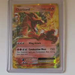 Pokemon Charizard EX 12/108 Evolutions Ultra Rare Holo 180 HP Combustion Blast - Image 1