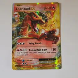 Pokemon Charizard EX 12/108 Evolutions Ultra Rare Holo 180 HP Combustion Blast - Image 2