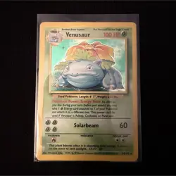 Wizards of the Coast Venusaur Base Set 15/102 Holo Rare 1999 HP100 Stage 2 - Image 1