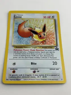 Eevee 11/53 Wotc Black Star Promo Holo Pokemon LP - Image 5