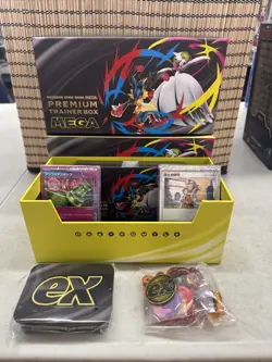 Pokemon Japanese Premium Trainer Box Mega Evolutions Opened No Packs - Image 1