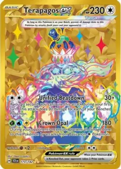 Lightly Played Terapagos ex - 173/142 - Hyper Rare Pokemon Stellar Crown - Image 1