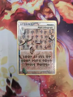 2010 Pokemon TCG Alph Lithograph Four-NM- HS Unleashed - Image 1