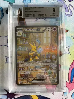 2023 Pokemon Scarlet & Violet 151 Alakazam ex 201/165 - BGS 9 italiano - Image 1