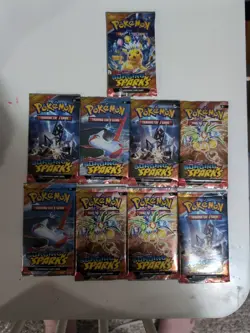 Pokemon TCG: Surging Sparks Booster Pack. Factory Sealed. Art Randomly Selected. - Image 1