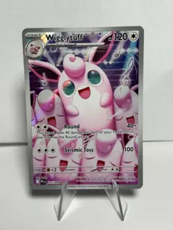 Pokemon TCG Wigglytuff Phantasmal Flames Illustration Rare Holo 105/094 - Image 1