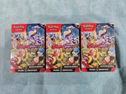 Pokemon Scarlet and Violet Base Set Booster Bundle FACTORY SEALED NEW X3 - Image 1