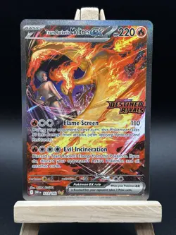 Pokemon TCG Team Rocket's Moltres EX 229/182 Destined Rivals Stamped - Image 2