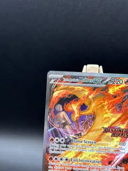 Pokemon TCG Team Rocket's Moltres EX 229/182 Destined Rivals Stamped - Image 5