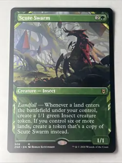 Scute Swarm 308 (R) (Showcase) MTG Zendikar Rising ZNR - Image 1