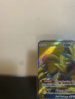 Pokemon Zeraora GX SM-Lost Thunder Ultra Rare Full Art Holo 201/214 MP CONDTION - Image 2