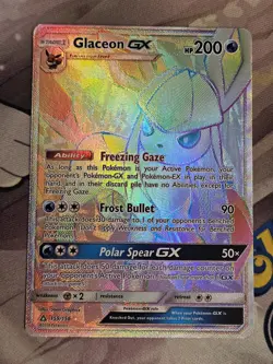 Glaceon GX - 159/156 - Secret Rare Pokemon Ultra Prism NM/VLP - Image 1