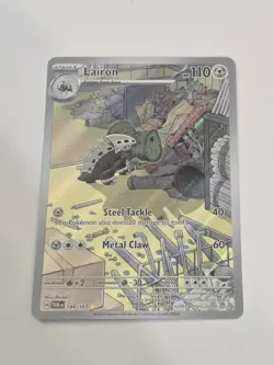 Pokemon TCG Lairon Twilight Masquerade Illustration 184/167 Mint Condition - Image 1