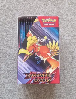 Destined Rivals Half Booster Box Open - 18 Sealed Packs Pokemon TCG - Image 2