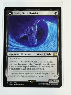 Cecil, Dark Knight Final Fantasy Regular Magic The Gathering - Image 1