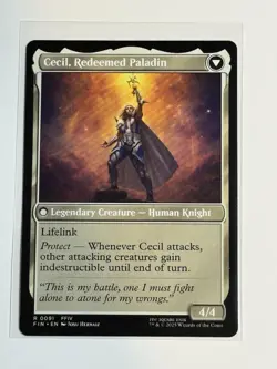 Cecil, Dark Knight Final Fantasy Regular Magic The Gathering - Image 2