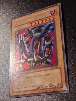 Yu-Gi-Oh Serpent Night Dragon MRL Secret Rare LP - Image 2