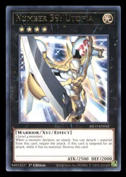 Yugioh Number 39: Utopia #KICO-EN042 King's Court LP - Image 1