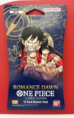 One Piece TCG OP-01 Romance Dawn Sleeved Booster Pack Pre Errata Sealed 1st wave - Image 1