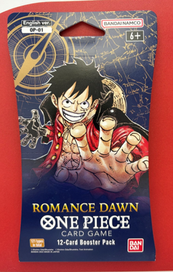 One Piece TCG OP-01 Romance Dawn Sleeved Booster Pack Pre Errata Sealed 1st wave - Image 2