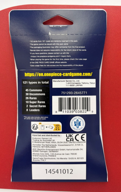 One Piece TCG OP-01 Romance Dawn Sleeved Booster Pack Pre Errata Sealed 1st wave - Image 3