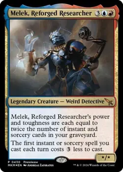 Melek, Reforged Researcher -Foil Medium Play MTG Promos: Prerelease Cards - Image 1