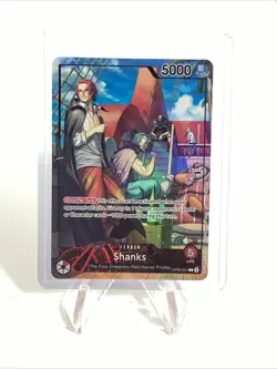 2025 PSA Magazine SHANKS Promo OP09-001 One Piece Promotion Card Foil - Image 1