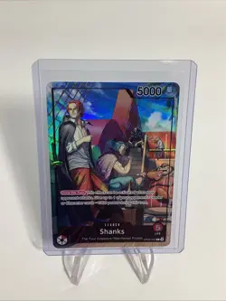 2025 PSA Magazine SHANKS Promo OP09-001 One Piece Promotion Card Foil - Image 4