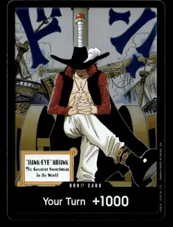 DON!! Card (Dracule Mihawk) The Azure Sea's Seven One Piece NM - Image 1