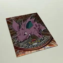 2000 TOPPS Chrome Holo Foil NIDORINO #33 Pokemon Trading Card NM - Image 2