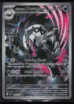 Galarian Obstagoon - 245/217 ME: Ascended Heroes Krgc Art Pokemon TCG Card - Image 1