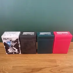 4 Ultra Pro Deck boxes 60+ Cards - Standard 60 Card Deck Size - Used - Image 2