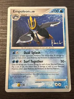LP Empoleon 17/100 Majestic Dawn Pokemon Card World championship 2008 - Image 1