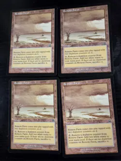 4x Remote Farm - Land - Mercadian Masques - MTG - NM x4 - Image 1
