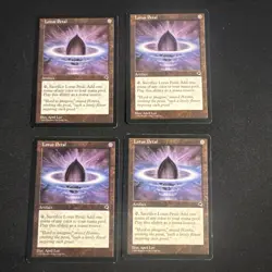 Lotus Petal Tempest MTG Regular Moderately Played X 4 - Image 1