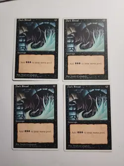 Dark Ritual x4 playset MTG ENGLISH Rare -- Check My Store! - Image 2