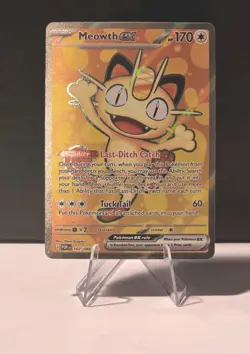 Meowth ex 107/088 Full Art Ultra Rare - Perfect Order ME03 Pokemon NM - Image 1