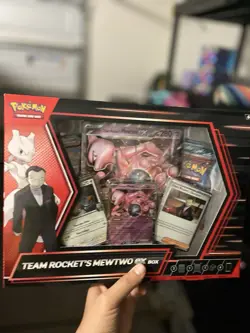 the Pokemon TCG: Team Rocket's Mewtwo ex Box. - Image 1