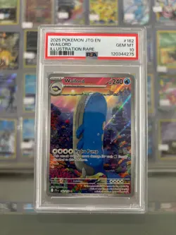 Pokemon TCG Wailord 162/159 Journey Together Illustration PSA 10 Gem MT - Image 1