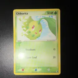 ⁉Pokemon Chikorita Unseen Forces 51/115 Common 50HP Regular English⁉ - Image 2