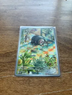 Lechonk Pokemon TCG Sv03: Obsidian Flames Holo Illustration Rare Card 209/197 - Image 2