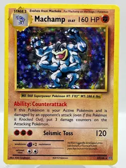 Machamp 59/108 XY Evolutions Holo Rare Base Set Reprint Pokemon TCG Card NM/M - Image 1