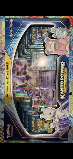 Pokemon Kanto Power Collection Box Mewtwo-EX Slowbro-EX XY Evolutions TCG SEALED 820650809446 - Image 1